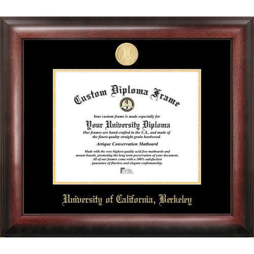 University of California, Berkley Gold Embossed Diploma Frame