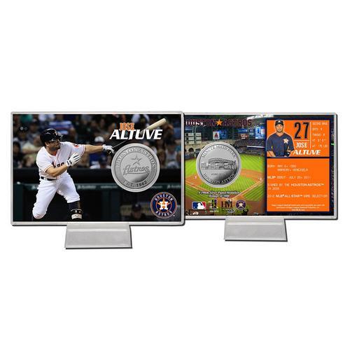 Jose Altuve Silver Coin Card