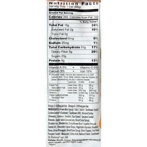 Probar Organic Whole Berry Blast Bar - Case of 12 - 3 oz