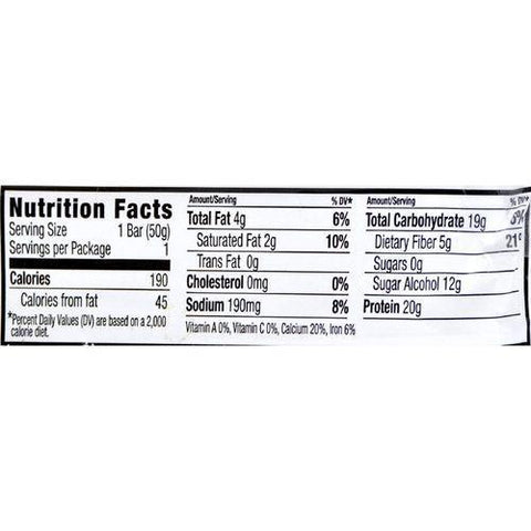 Nugo Nutrition Smarte Carb Bar - Peanut Butter Crunch - Case of 12 - 1.76 oz