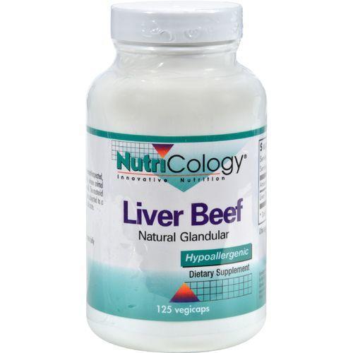 NutriCology Liver Organic Glandular - 125 Vegetarian Capsules