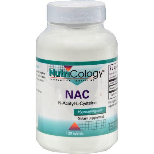 NutriCology NAC N-Acetyl-Cysteine - 500 mg - 120 Tablets