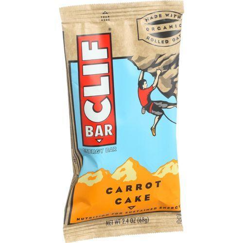 Clif Bar Organic Energy Bar - Carrot Cake - Case of 12 - 2.4 oz Bars