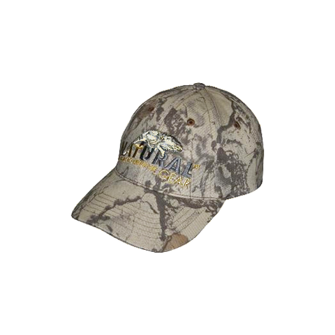 6 Panel Baseball Hat Natural Camo