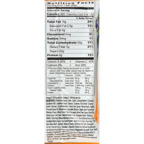 Probar Bar Organic Superberry Bar - Case of 12 - 3 oz