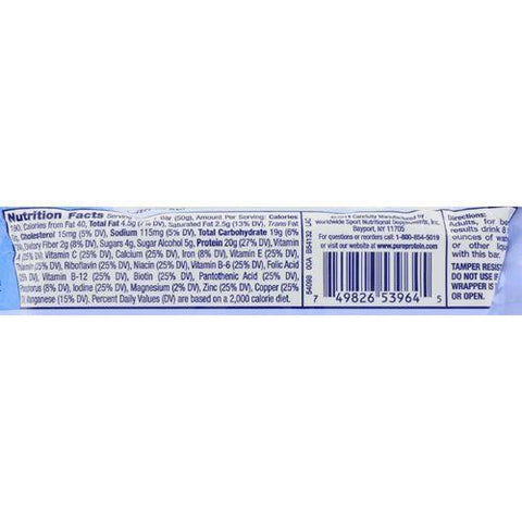 Pure Protein Bar - Blueberry with Greek Yogurt Style Coating - 1.76 oz - Case of 6