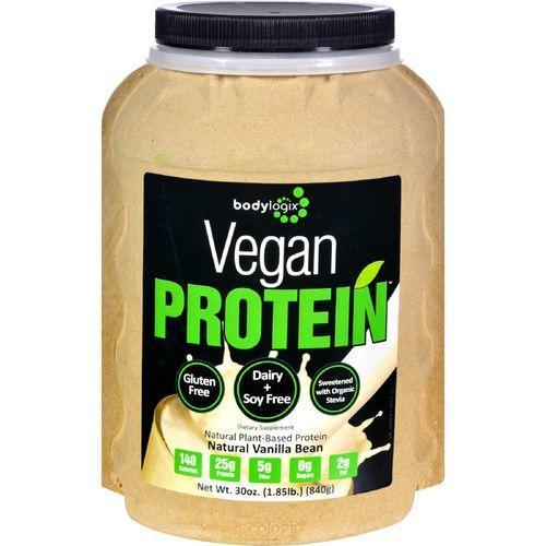 Bodylogix Protein Powder - Vegan Plant Based - Vanilla Bean - 1.85 lb