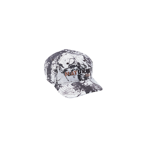 6 Panel Baseball Hat Snow Camo