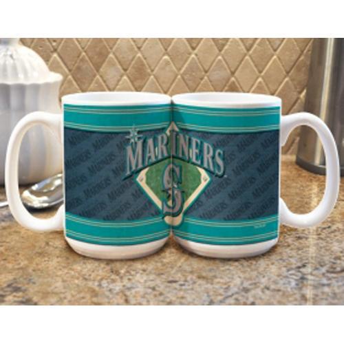 Seattle Mariners MLB Coffee Mug - 15oz Felt Style (Single Mug)