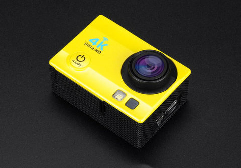 Q3H Waterproof 4K Sports Camera (Yellow)