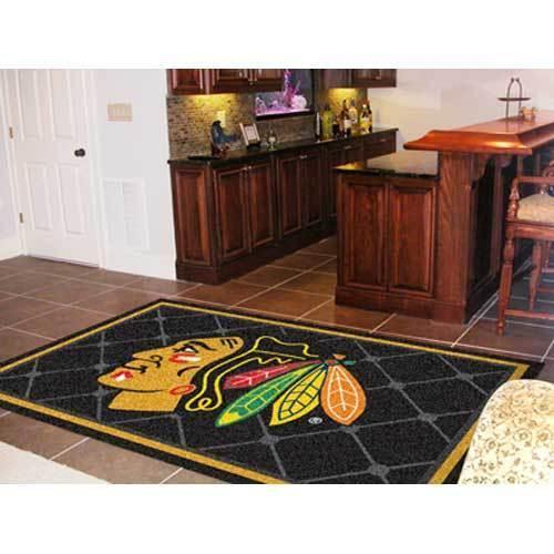 Chicago Blackhawks NHL 5x8 Rug (60x92")"