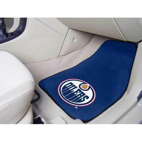 Edmonton Oilers NHL 2-Piece Printed Carpet Car Mats (18x27")"