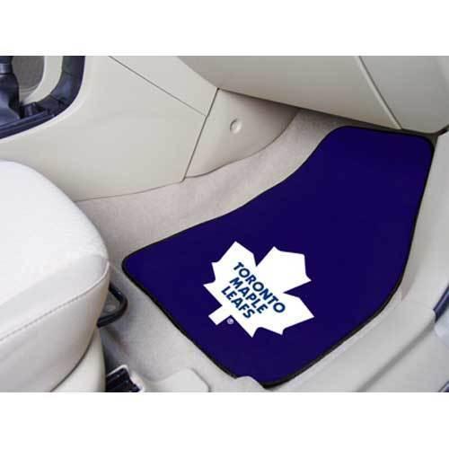 Toronto Maple Leafs NHL 2-Piece Printed Carpet Car Mats (18x27")"