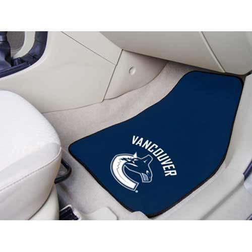 Vancouver Canucks NHL 2-Piece Printed Carpet Car Mats (18x27")"