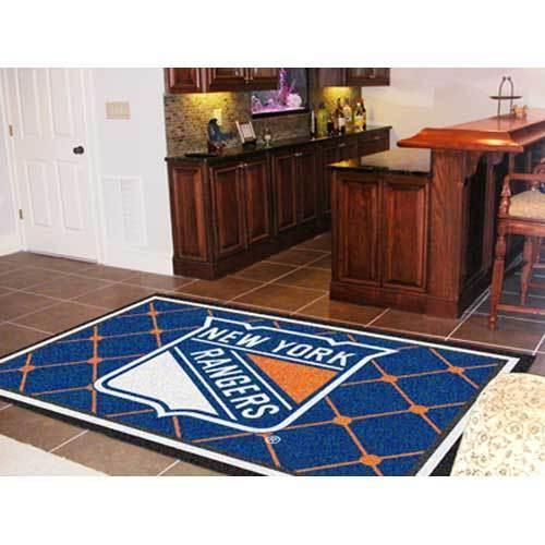 New York Rangers NHL 5x8 Rug (60x92")"