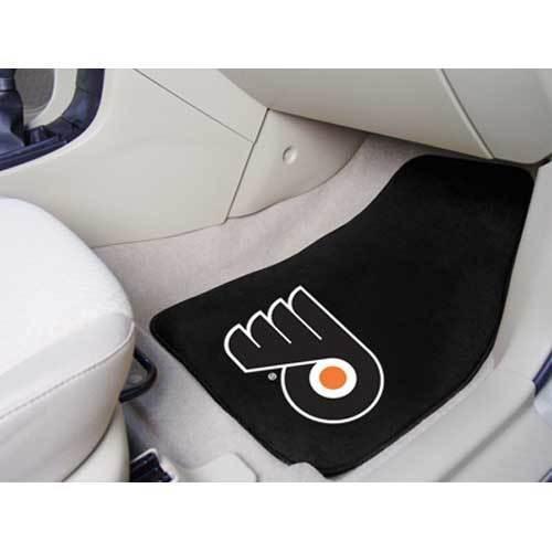 Philadelphia Flyers NHL 2-Piece Printed Carpet Car Mats (18x27")"