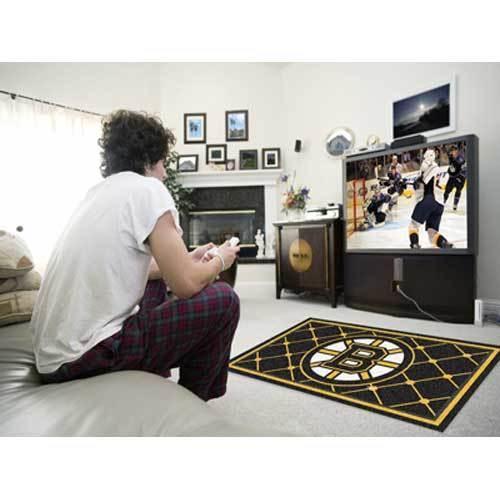 Boston Bruins NHL 4x6 Rug (46x72")"