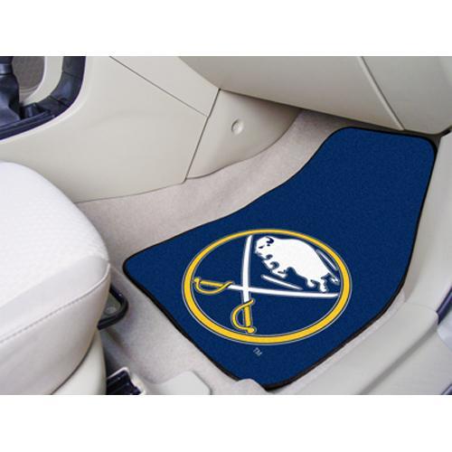 Buffalo Sabres NHL 2-Piece Printed Carpet Car Mats (18x27")"