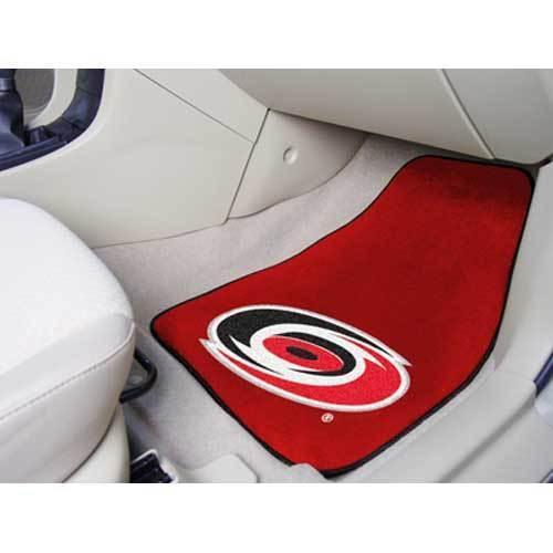 Carolina Hurricanes NHL 2-Piece Printed Carpet Car Mats (18x27")"