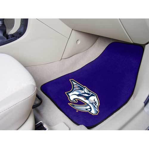 Nashville Predators NHL 2-Piece Printed Carpet Car Mats (18x27")"