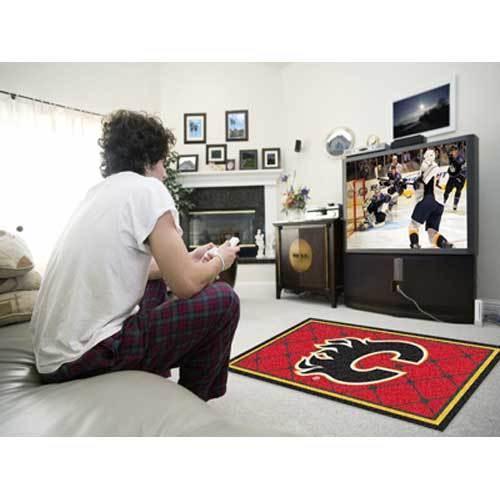 Calgary Flames NHL 4x6 Rug (46x72")"