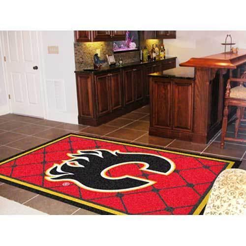 Calgary Flames NHL 5x8 Rug (60x92")"