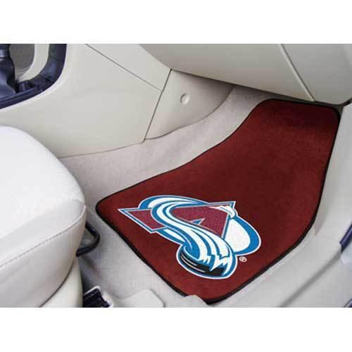 Colorado Avalanche NHL 2-Piece Printed Carpet Car Mats (18x27")"