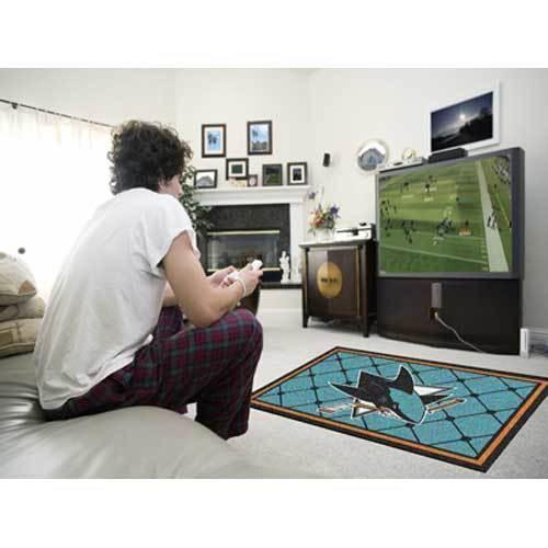 San Jose Sharks NHL 4x6 Rug (46x72")"