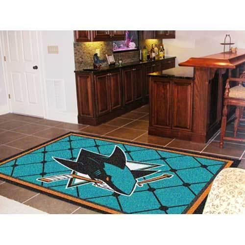 San Jose Sharks NHL 5x8 Rug (60x92")"