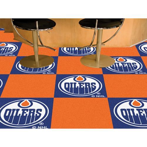 Edmonton Oilers NHL Team Logo Carpet Tiles