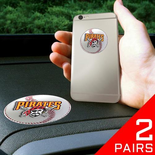 Pittsburgh Pirates MLB Get a Grip" Cell Phone Grip Accessory (2 Piece Set)"