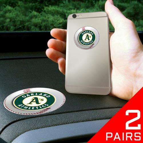 Oakland Athletics MLB Get a Grip" Cell Phone Grip Accessory (2 Piece Set)"