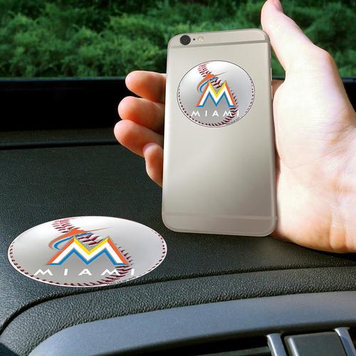 Miami Marlins MLB Get a Grip" Cell Phone Grip Accessory (2 Piece Set)"