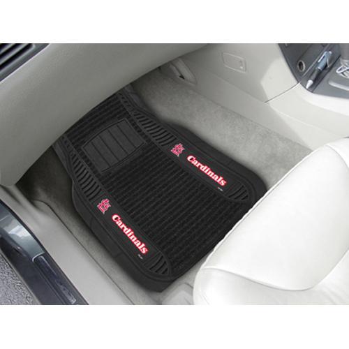 St. Louis Cardinals MLB Deluxe 2-Piece Vinyl Car Mats (20x27")"