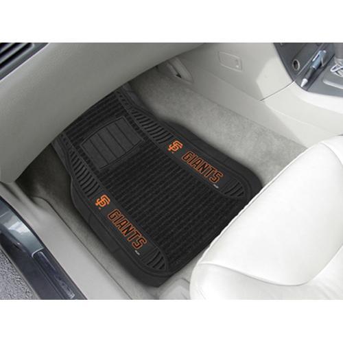 San Francisco Giants MLB Deluxe 2-Piece Vinyl Car Mats (20x27")"