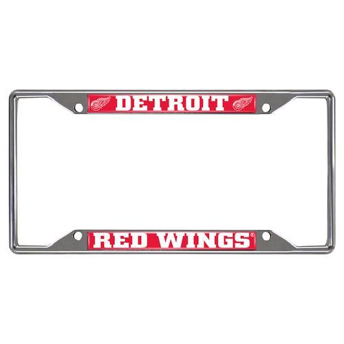 Detroit Red Wings NHL Chrome License Plate Frame