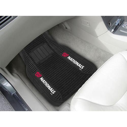 Washington Nationals MLB Deluxe 2-Piece Vinyl Car Mats