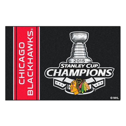 Chicago Blackhawks 2015 NHL Stanley Cup Champions Starter Floor Mat (20x30")"