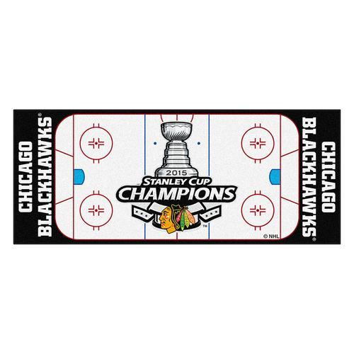 Chicago Blackhawks 2015 NHL Stanley Cup Champions Floor Runner (29.5x72")"