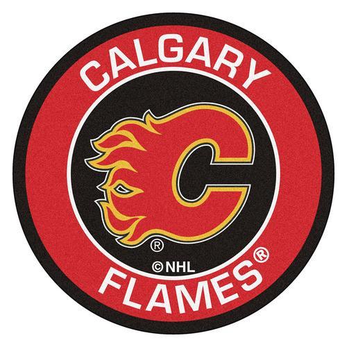 Calgary Flames NHL Round Floor Mat (29)"