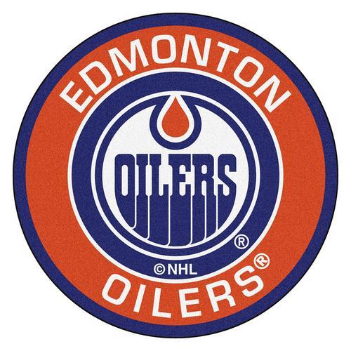 Edmonton Oilers NHL Round Floor Mat (29)"