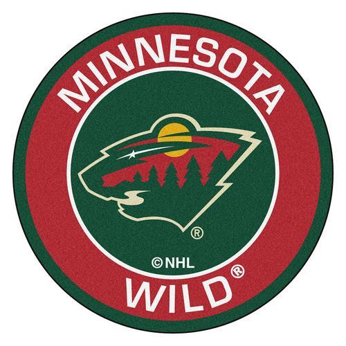 Minnesota Wild NHL Round Floor Mat (29)"