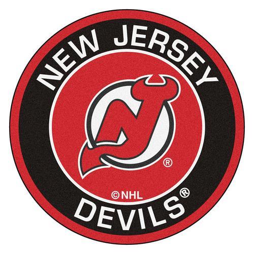 New Jersey Devils NHL Round Floor Mat (29)"