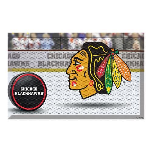 Chicago Blackhawks NHL Scraper Doormat" (19"x30")"