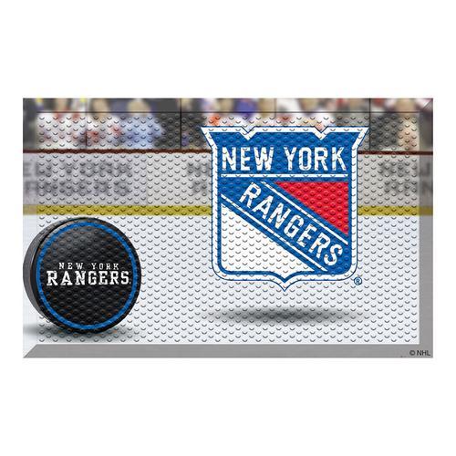 New York Rangers NHL Scraper Doormat" (19"x30")"