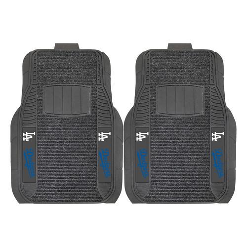 Los Angeles Dodgers MLB Deluxe 2-Piece Vinyl Car Mats