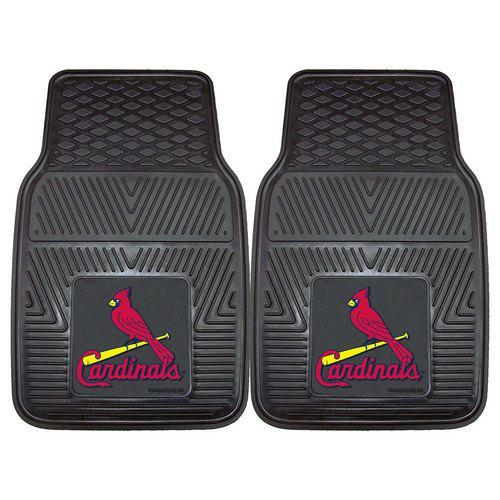 St. Louis Cardinals MLB Heavy Duty 2-Piece Vinyl Car Mats (18x27")"