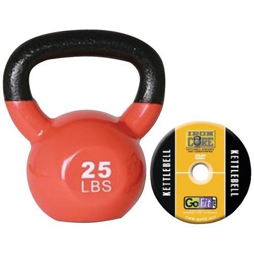 GoFit(R) GF-KBELL25 Kettlebell (25lbs; Orange)