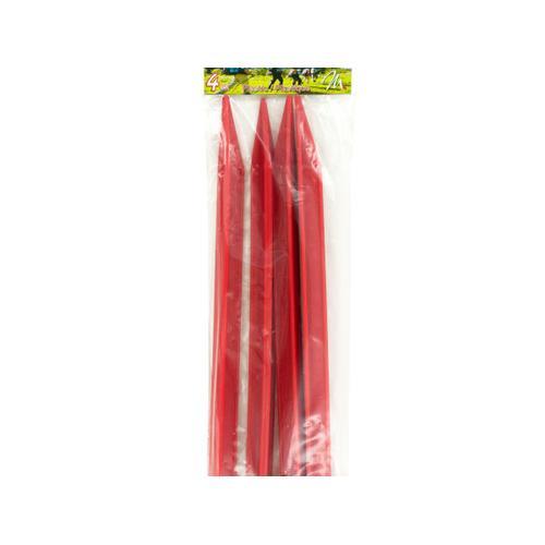 Plastic Tent Pegs Set ( Case of 24 )