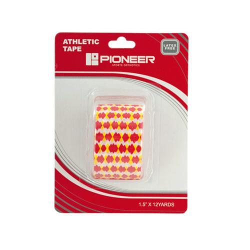 Pioneer Red & Yellow Dots Athletic Tape ( Case of 36 )